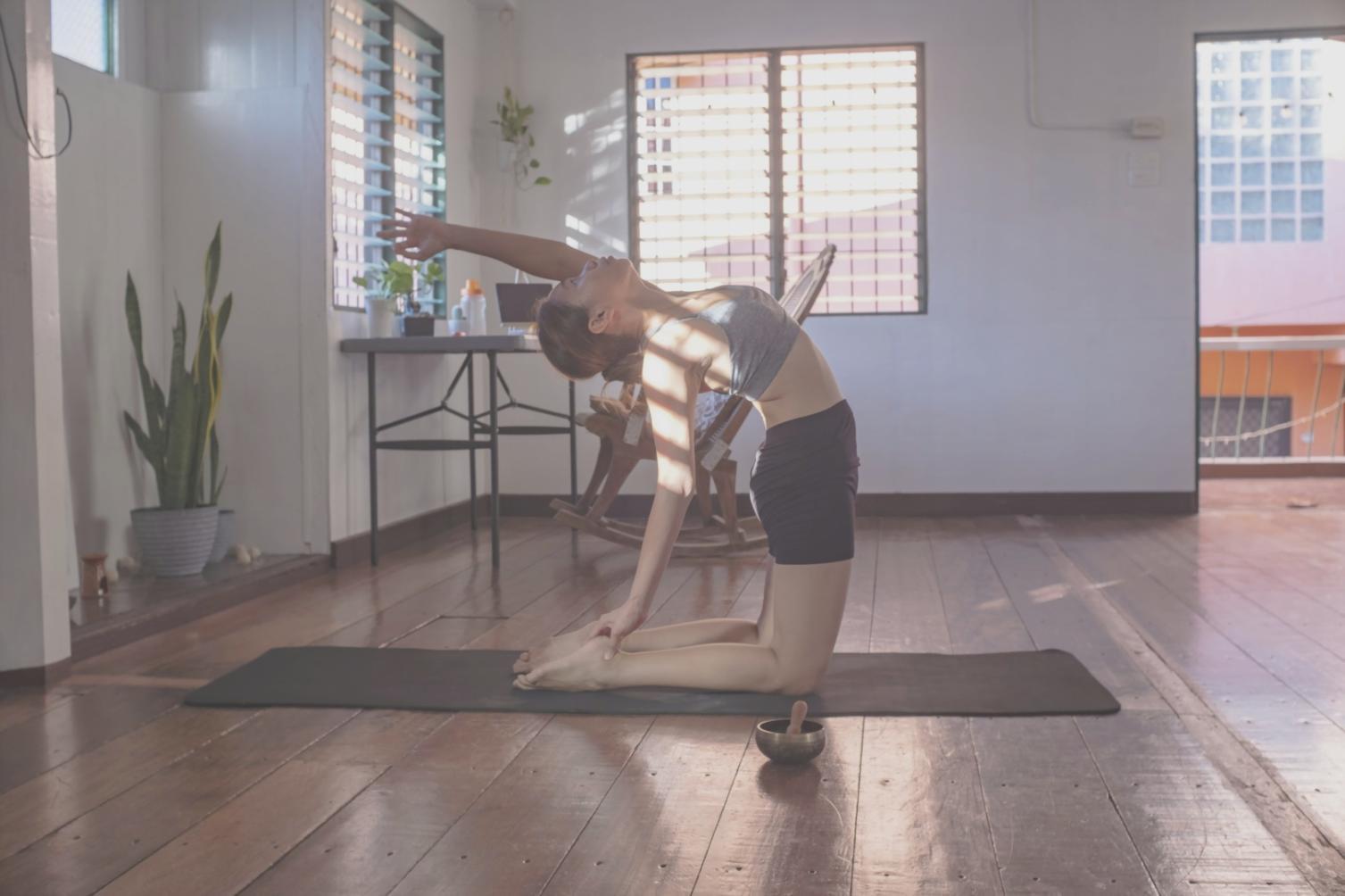 Ambiente sereno per la pratica della meditazione yogica